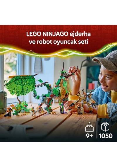 LEGO® NINJAGO® Yaşam Ejderhası 71859 - 9 Yaş ve Üzeri Çocuklar için 8 Minifigür İçeren Yaratıcı Oyuncak Yapım Seti (1050 Parça)