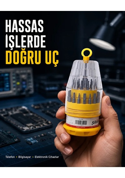 Kompakt Tornavida Seti Elektronik Cihaz Tamiri İçin 92860541
