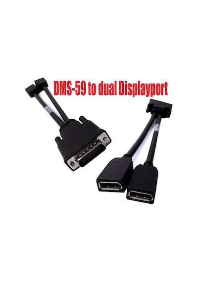 Dms-59 Dms59 To 2X Displayport Dişi Y Splitter 59 Pin Kablo