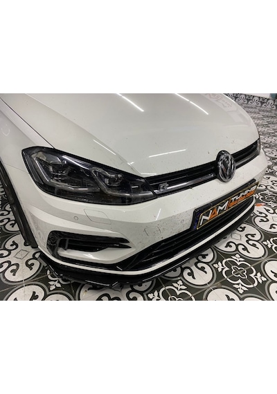 Vw Golf 7 - 7.5 R Ön Tampon Lipi Plastik Piano Black