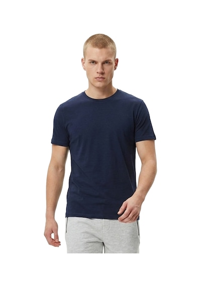 Sportive Bane Erkek Lacivert Günlük Stil T-shirt 26ye0017-klcv Mavi