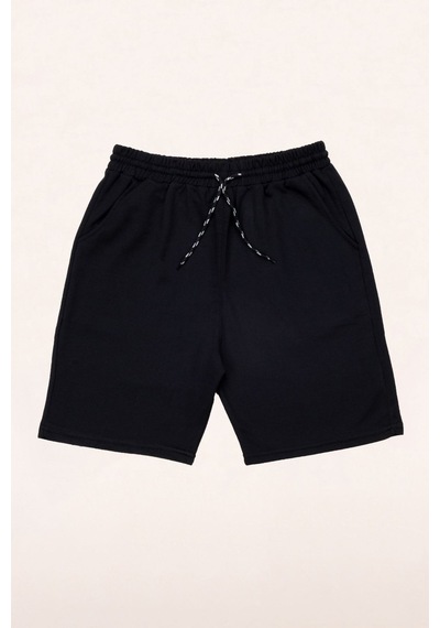 Uyguntarz Spor Penye Short Siyah