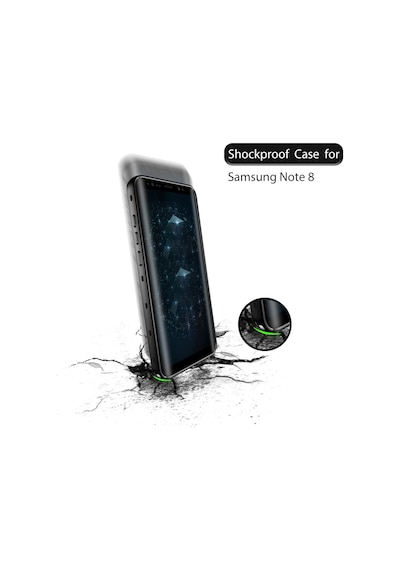 Samsung Uyumlu Galaxy Note 8 Kilif 360 Su Geçirmez 1-1 Silikon Kapak 392992797