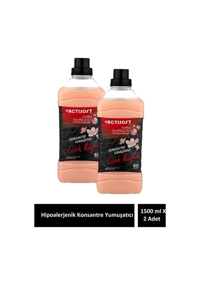 Çiçek Rüyası Konsantre Yumuşatıcı Parfüm Kapsüllü 1500ml X 2 Adet 2'li Set