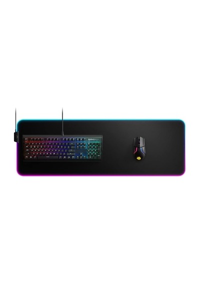 Steelseries Qck Prism Cloth Oyuncu Mouse Pedi, 2 Bölgeli Rgb Aydı