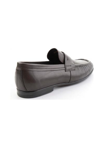 Kahve Hakiki Deri Erkek Loafer Ayakkabı E01648621803