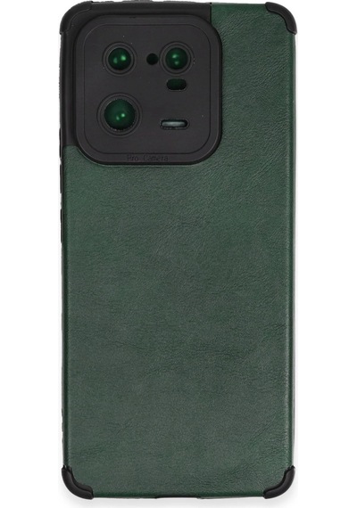 Uray Store Xiaomi Mi 13 Pro Kılıf Loop Deri Silikon - Yeşil