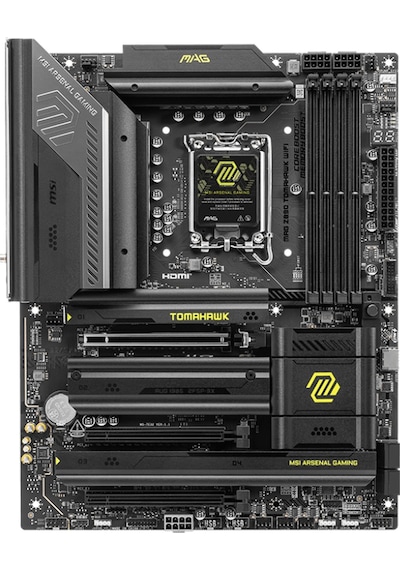 MSI MAG Z890 Tomahawk WIFI Intel Z890 9200 MHz (OC) DDR5 Soket 1851 ATX Anakart