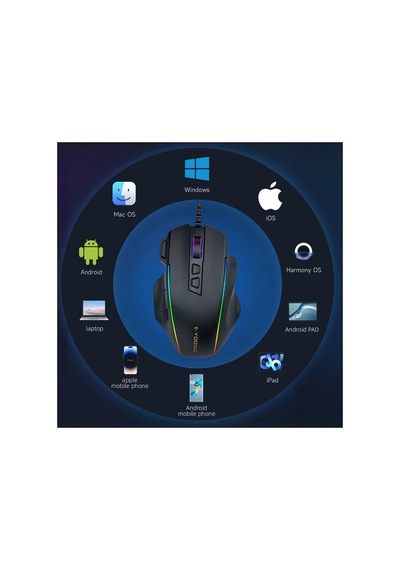 X-49 Rgb 12400 Kablolu Oyuncu Mouse Standart