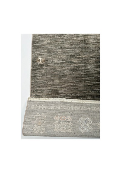 Merinos Valeria Serisi Etnik Desenli Salon Oturma Odası Halısı Hav Toz Vermez Dokuma Taban 91003-040 Gri
