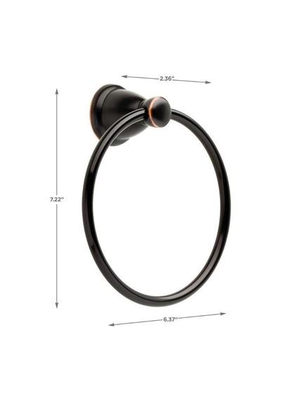 Kın5pc-orb Kinla Banyo Aksesuar Seti, 5 Parça, Yağlı Bronz Çok Renkli