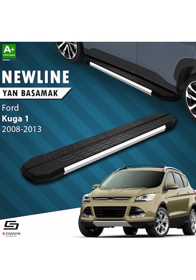 S-dizayn Ford Kuga 1 Newline Krom Yan Basamak 183 Cm 2008-2012