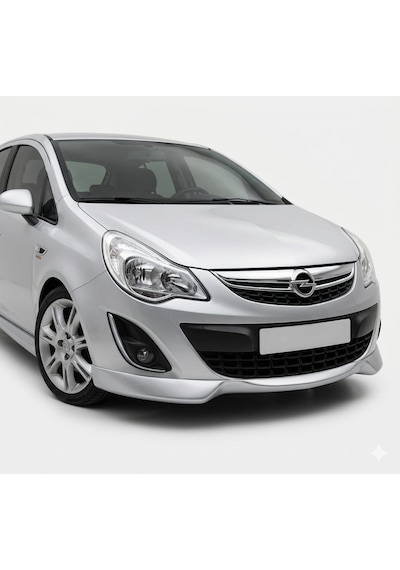 Opel Corsa D Ön Tampon Eki - Makyajlı Kasa - Boyasız - Fiberglass