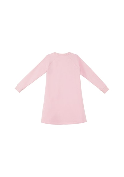 Denokids Uğur Böceği Çiçekler Baskılı Kız Çocuk Elbise Pembe Denokids Uğur Böceği Çiçekler Baskılı Kız Çocuk Elbise Pembe