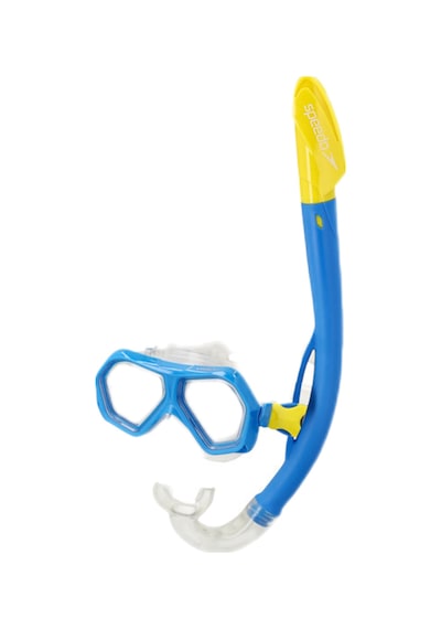 Speedo Speedo Unisex Çocuk Maske Ve Şnorkel Set Dual 28307 Çok Renkli