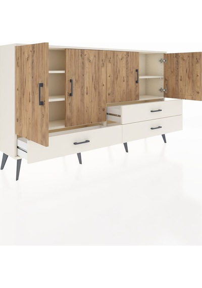 Arges Konsol 5 Raflı 3 Çekmeceli 4 Kapaklı 176x30x99 Aytaşı-çam/a Aytaşı-çam/aytaşı Arges Konsol 5 Raflı 3 Çekmeceli 4 Kapaklı 176x30x99 Aytaşı-çam/a Aytaşı-çam/aytaşı
