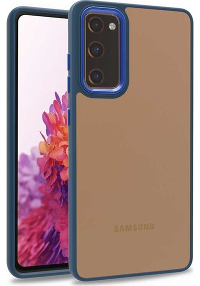 Galaxy S20 Fe Kılıf Zore Flora Buton,Kenar Çevresi Renkli Kılıf