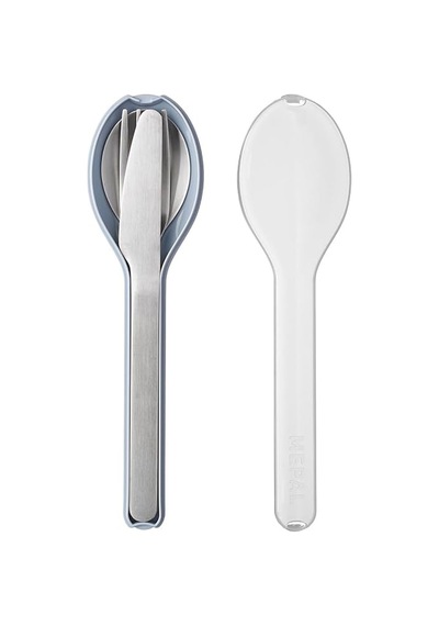 Mepal - 3 Parçalı Ellipse Çatal Bıçak Takımı - Yolculuk İçin Seyahat Kılıflı Set - Bıçak, Çatal Ve Kaşık - Paslanmaz Çelik - Nordic Blue Sku: Mır8690010531421 Abanoz Mepal - 3 Parçalı Ellipse Çatal Bıçak Takımı - Yolculuk İçin Seyahat Kılıflı Set - Bıçak, Çatal Ve Kaşık - Paslanmaz Çelik - Nordic Blue Sku: Mır8690010531421 Abanoz