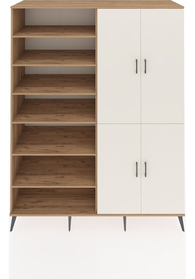 Kronos Gardrop 8 Raflı 4 Kapaklı 2 Askılı 176x59x221 Çam-aytaşı/çam Aytaşı/çam Kronos Gardrop 8 Raflı 4 Kapaklı 2 Askılı 176x59x221 Çam-aytaşı/çam Aytaşı/çam