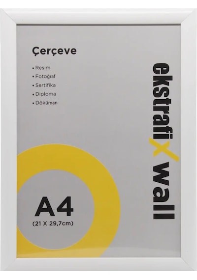 Ekstrafix Çerçeve A4 22 Li Beyaz Fix-çb04