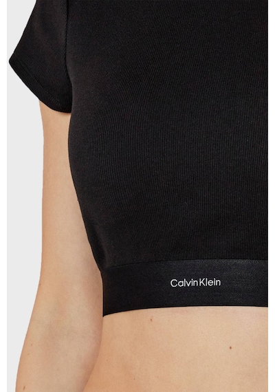 Calvin Klein Bayan Top Lv00qs7349 Ub1 Siyah Siyah