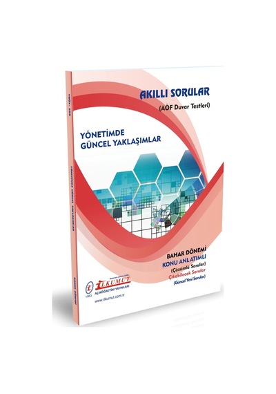 İlkumut Yayınları - Yönetimde Güncel Yaklaşımlar Konu Anlatımlı - Çözümlü Sorular