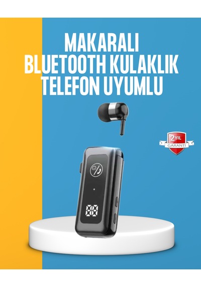 Dijital - 615 - Ekranlı Ve Hızlı Şarjlı Bluetooth 5.2 - Csmo-tex - Makaralı Kulaklık