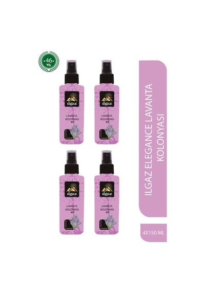 Ilgaz 80 Derece Lavanta Kolonyası Sprey 4 x 150 ML