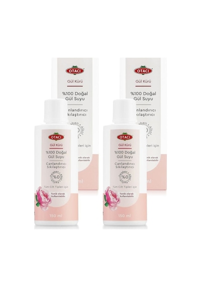 Otacı Gül Kürü Doğal Gül Suyu 2 x 150 ML