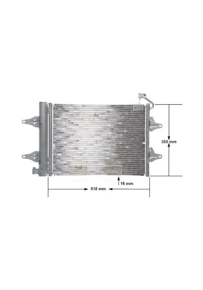 Skoda Roomster Klima Radyatoru 1.4 Tdi 2007-2010 Mahle Ac359000s