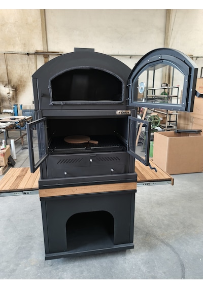 Fanus B200 Metal Fırınlı Barbekü Antrasit