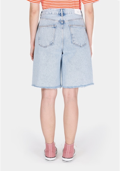 Colin's Colins Regular Fit Yüksel Bel Düz Kadın Mavi Jean Şort Cl1074975 Q1.v1 Dn03613 Denim