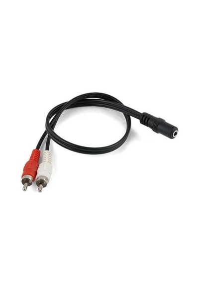 2348 40 Cm 3.5mm Stereo To 2rca Tos Çevirici Dönüştürücü Kablosu Belirtilmemiş