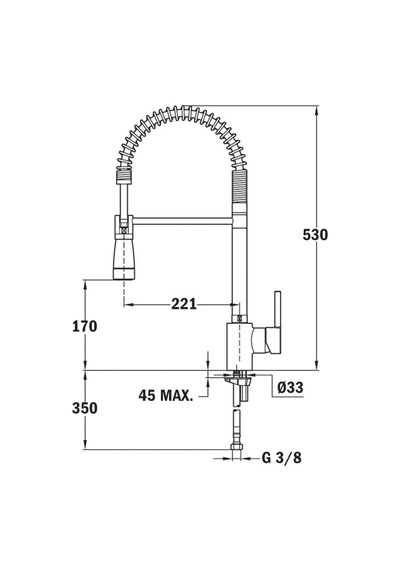 Teka Ark 939 Kuğu Esnek 360 Dönebilen Mutfak Bataryası Krom 239391200