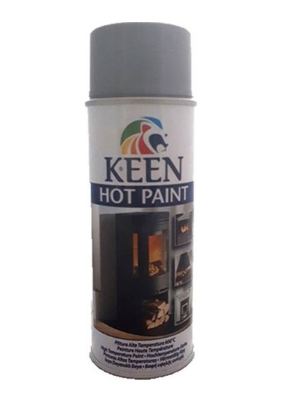 Keen Isıya Dayanıklı Sprey Boya 31003 Gümüş 400Ml