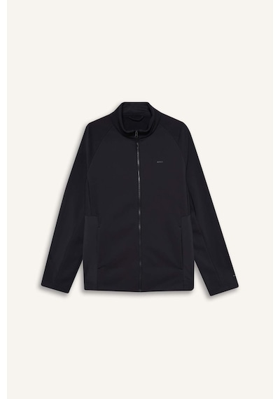 Defacto Defactofit Su İtici Slim Fit Dar Kesim Fermuarlı Softshell Yağmurluk E9495ax25auar214 Antrasit