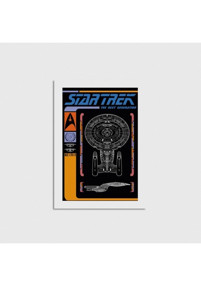 Star Trek The Next Generation Dizi Posteri Çerçevesiz Poster Duvar Dekorasyonu Pn11p514
