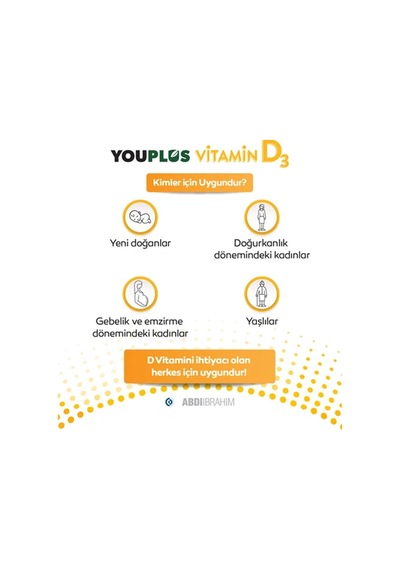 Youplus Vitamin D3 400ıu Oral Sprey 20 Ml X 2 Adet