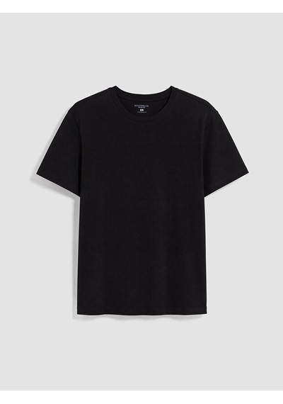 LC Waikiki Lc Waıkıkı Siyah Slim Fit Modal Kumaş Tişört /02
