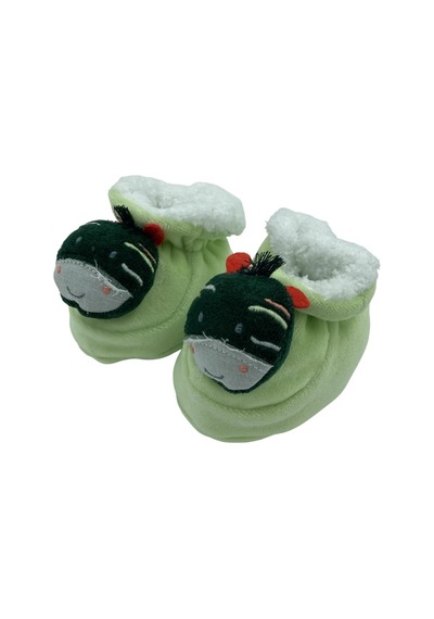 Minidamla Kadife Bebek Patiği 45087 Yeşil