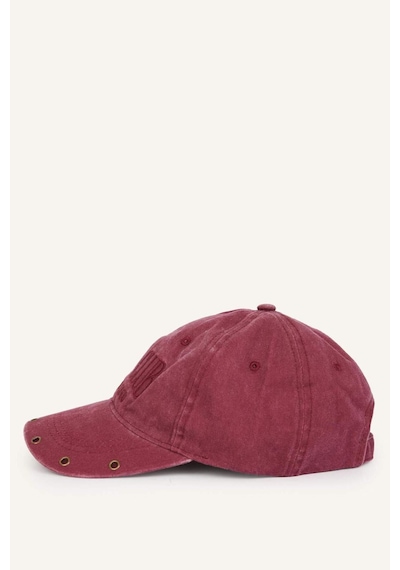 Defacto Kadın Yıkamalı Jean Cap Bordo Şapka H6749ax26wnbr2 Bordo-br2