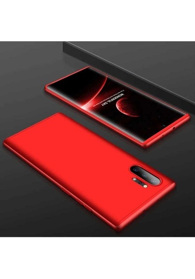 Galaxy Note 10 Plus Kılıf Zore Ays Kapak Kırmızı