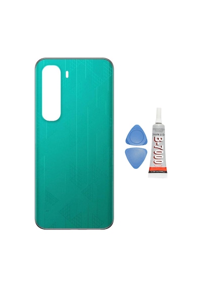 İnfinix Hot 60 Pro Plus Yeşil Arka Cam Batarya Pil Kapağı Telefon Arka Kapak Yapışkan Beraber