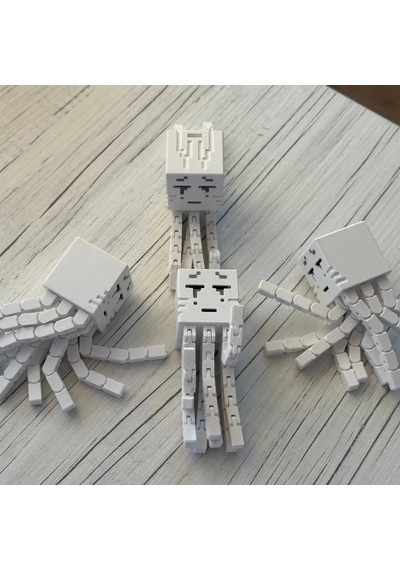 Minecraft Ghast Tentacles Articulated Eklemli