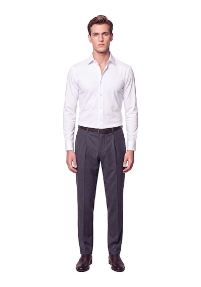 Slim Fit Pamuklu Beyaz Gömlek G 1607