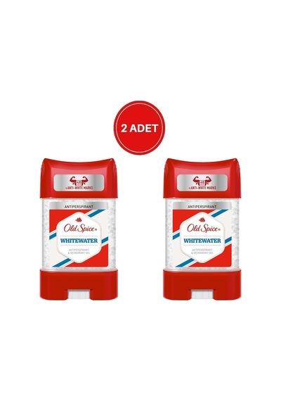Old Spice Whitewater Perspirant Clear Erkek Jel Deodorant 70 ML x 2