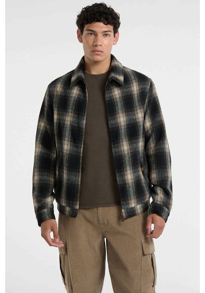 Guess Erkek Yün Karışımlı Bomber Ceket - Çok Renkli Çok Renkli