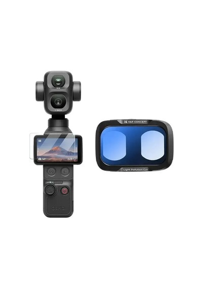 K&f Concept Dji Osmo Pocket 4p İçin Işık Kirliliği Önleyici Filtre Anti-light Pollution Plastik