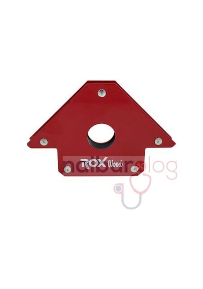 Rox Wood 0072 Manyetik Açılı Kaynak Tutucu Mıknatıs Gönye 50 Lbs