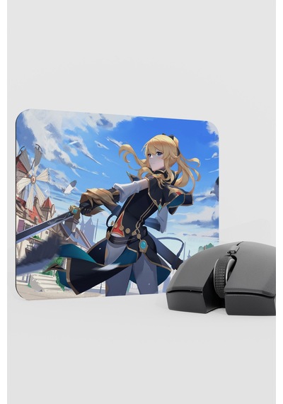 Jean Genshin Impact Anime Gacha V3 - 22x18 Gaming Mouse Pad Fare Altlığı
